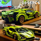 Technical SuperCar Assembly Building Set