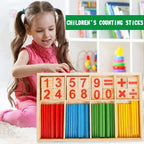 Montessori Wooden Counting Sticks Math Set