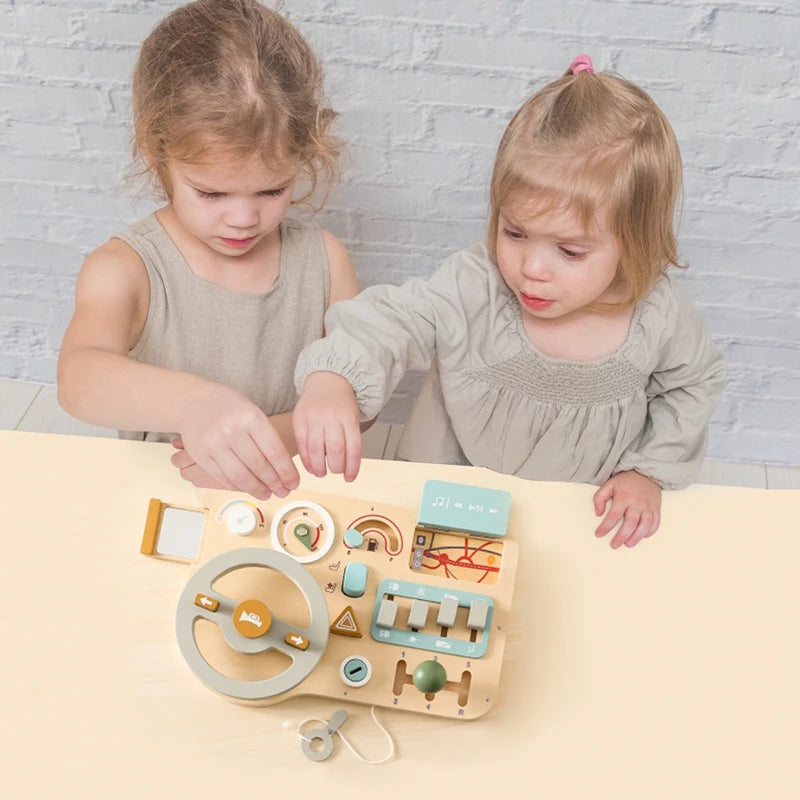Wooden Montessori Steering Wheel