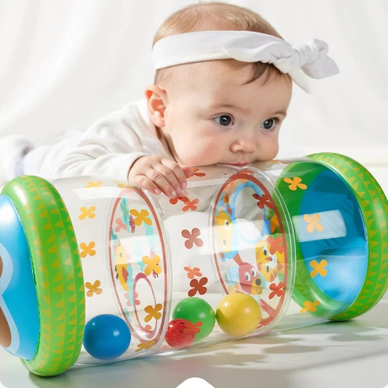 Baby Tummy Time Crawling Roller and Sensory Toys