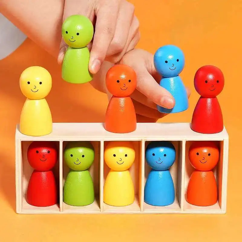 Montessori Wooden Color Sorting Set