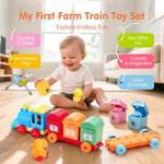 Montessori Farm Train Sorting & Locking Set