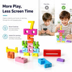 Montessori Wooden Number Blocks for Learning