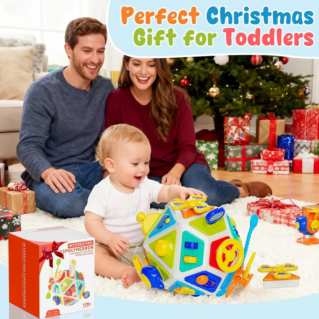 22-in-1 Montessori Busy Activity Cube