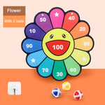 Kids Educational Dart Board Set