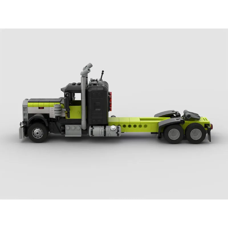 MOC Timber Transport Truck Building Set