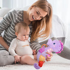 Musical Seahorse Baby Plush with Rattle and Crinkle