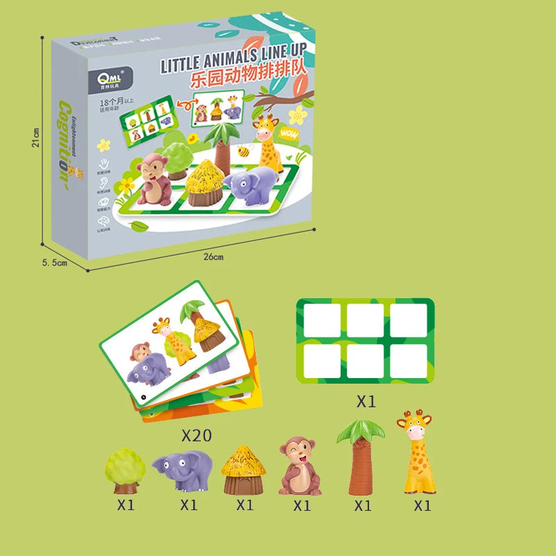 Animal Space Logic Matching Game