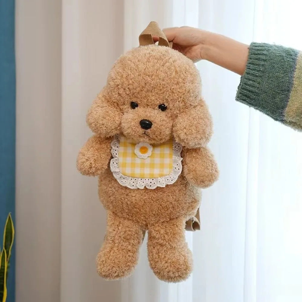 Plush Teddy Dog Backpack