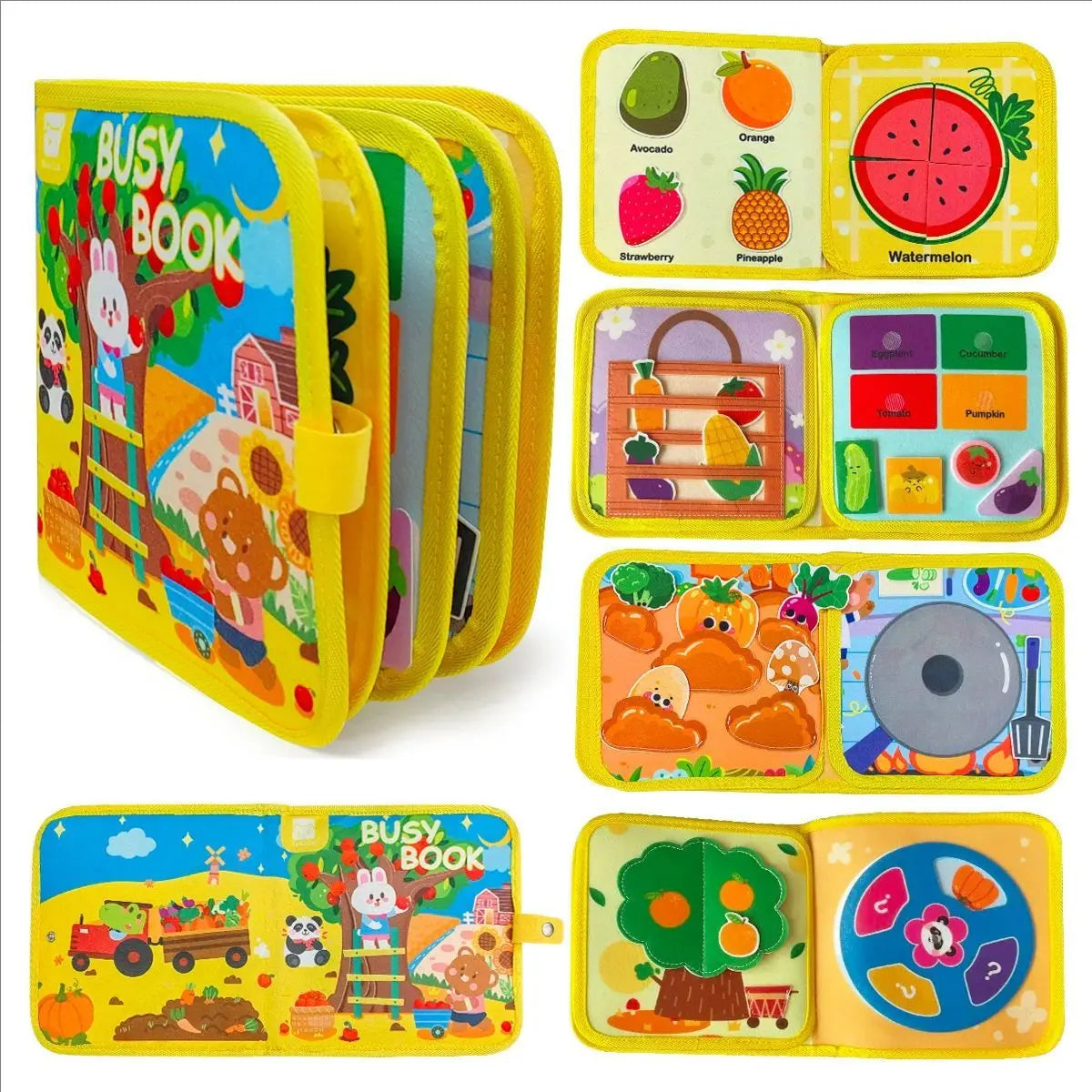 Toddler Felt Busy Quiet Book