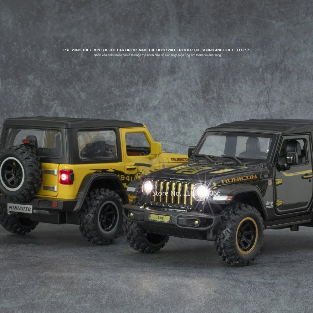 Off-Road Diecast Toy Car with Sound & Light