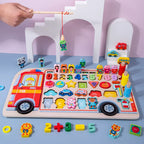 Wooden Busy Board with Fishing Game, photo 4