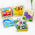 Wooden Six-Sided Cube Puzzle Blocks, photo 5