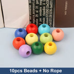 Wooden Threading Beads Lacing Toy
