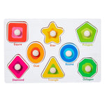 Montessori Wooden Puzzle Board for Toddlers