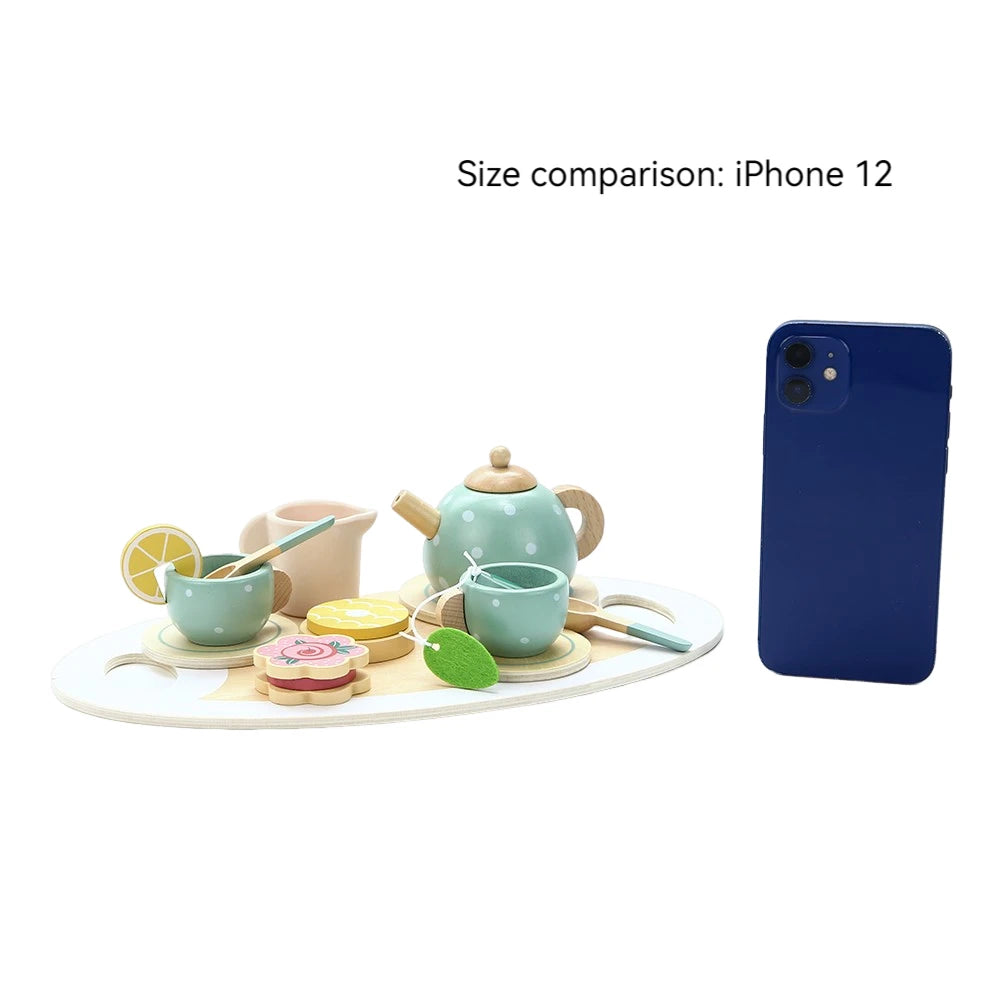 Wooden Afternoon Tea Pretend Play Set, photo 4
