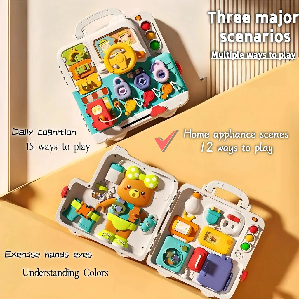 63-in-1 Montessori Car Busy Board