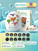 DinoGlow™ Projection Night Light-Rotating Star Projector with Music & Films