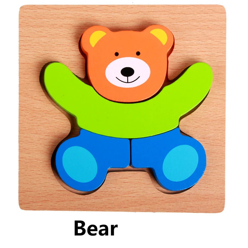 Chunky Wooden Jigsaw Puzzle (6 Designs)