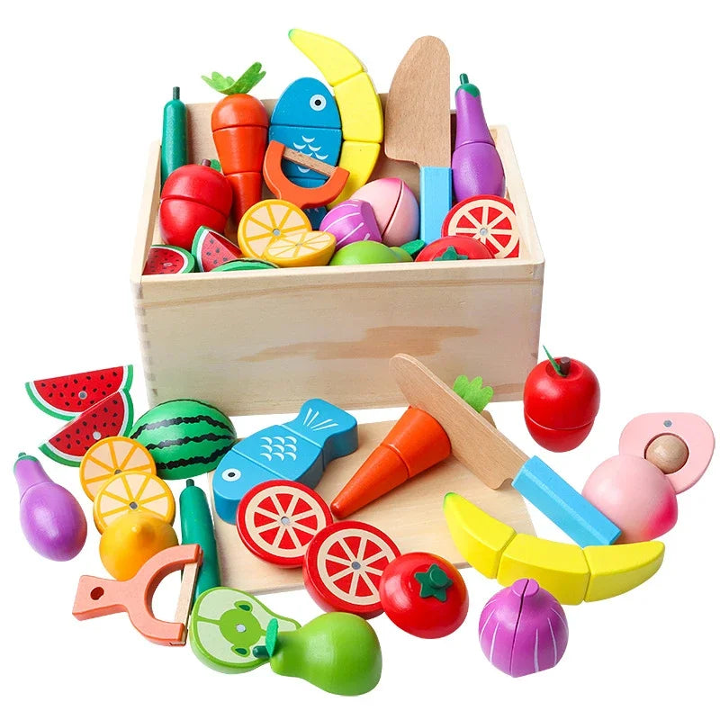 Wooden Pretend Play Food Set, photo 3