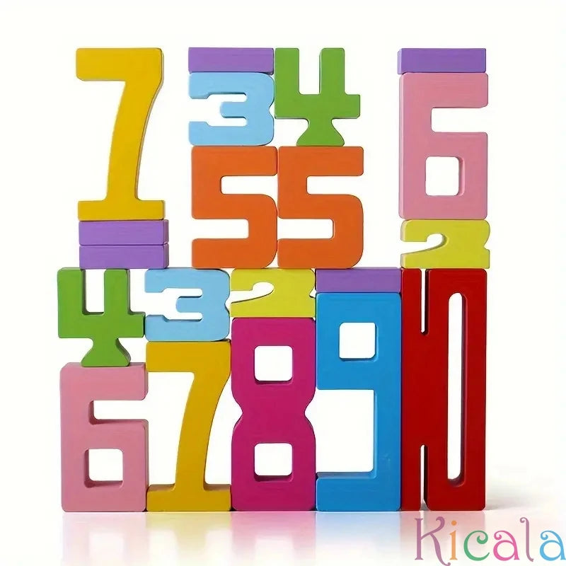 Montessori Wooden Number Blocks for Learning
