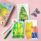 Mess-Free Rainbow Scratch Art Kit, photo 2