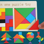 3-in-1 Montessori Wooden Puzzle Board, photo 4