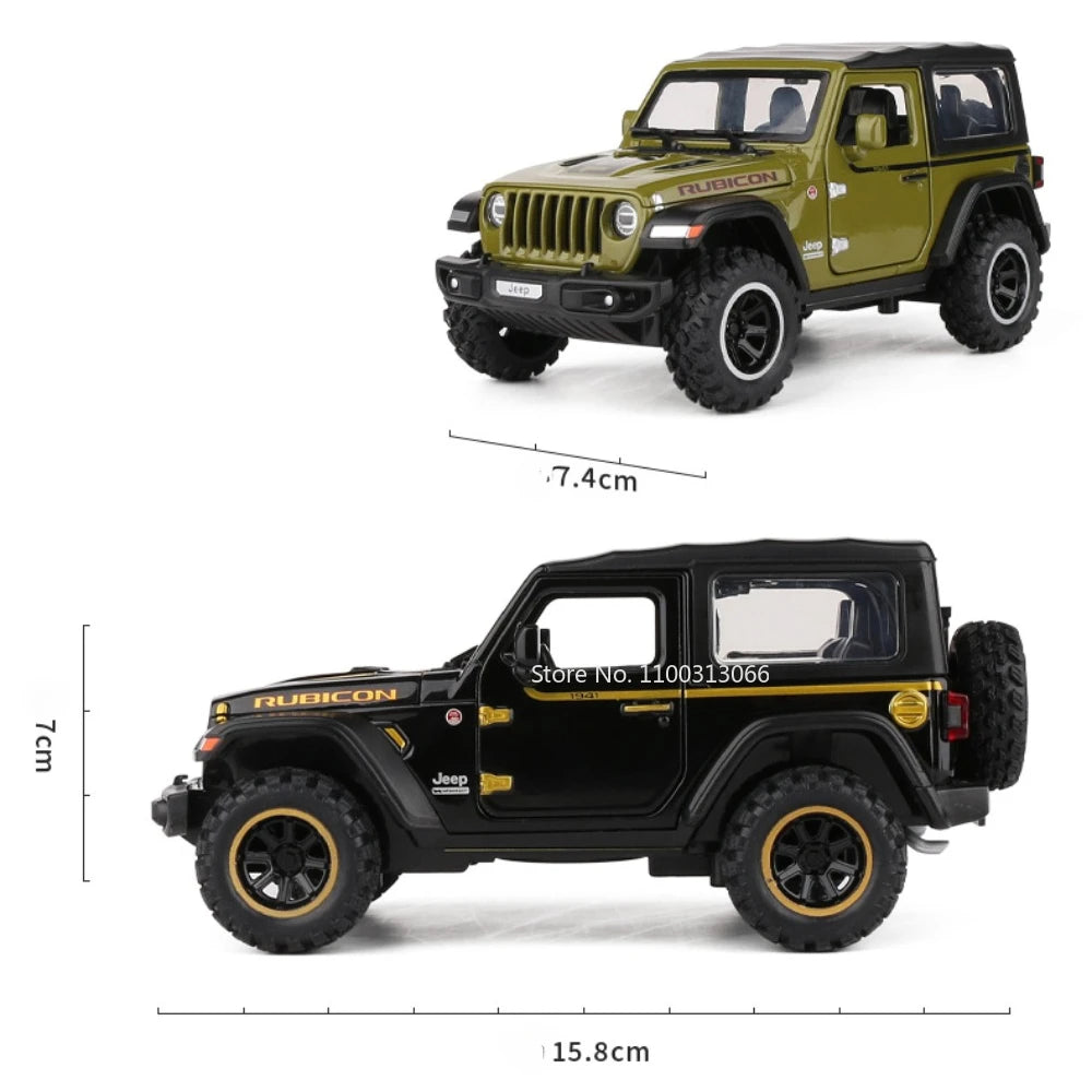 Off-Road Diecast Toy Car with Sound & Light