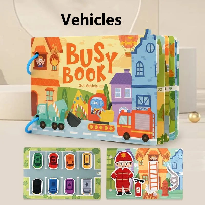 Montessori Quiet Book (Sticker Matching)