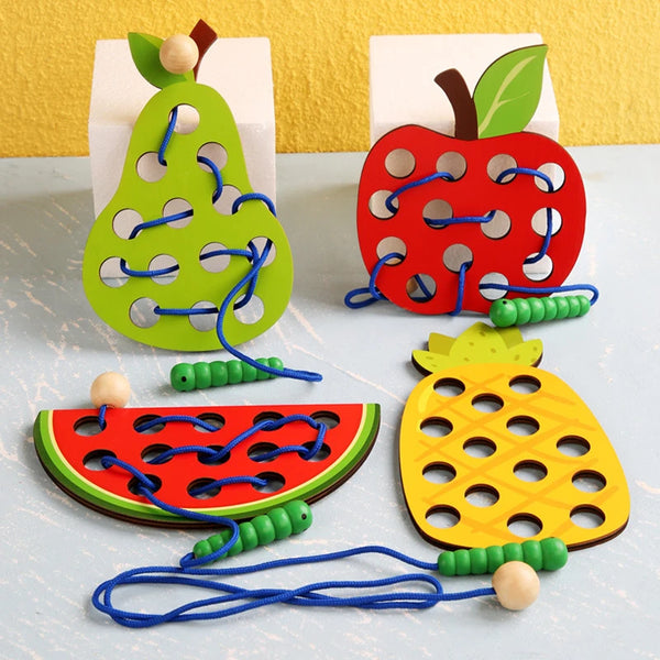 Wooden Fruit Lacing Boards