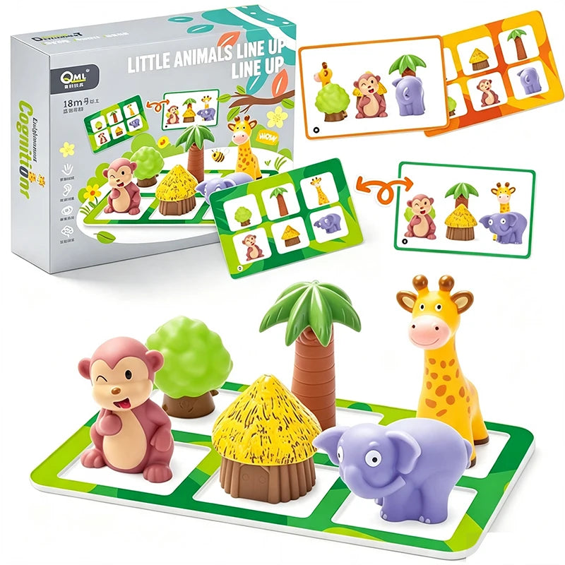 Animal Space Logic Matching Game