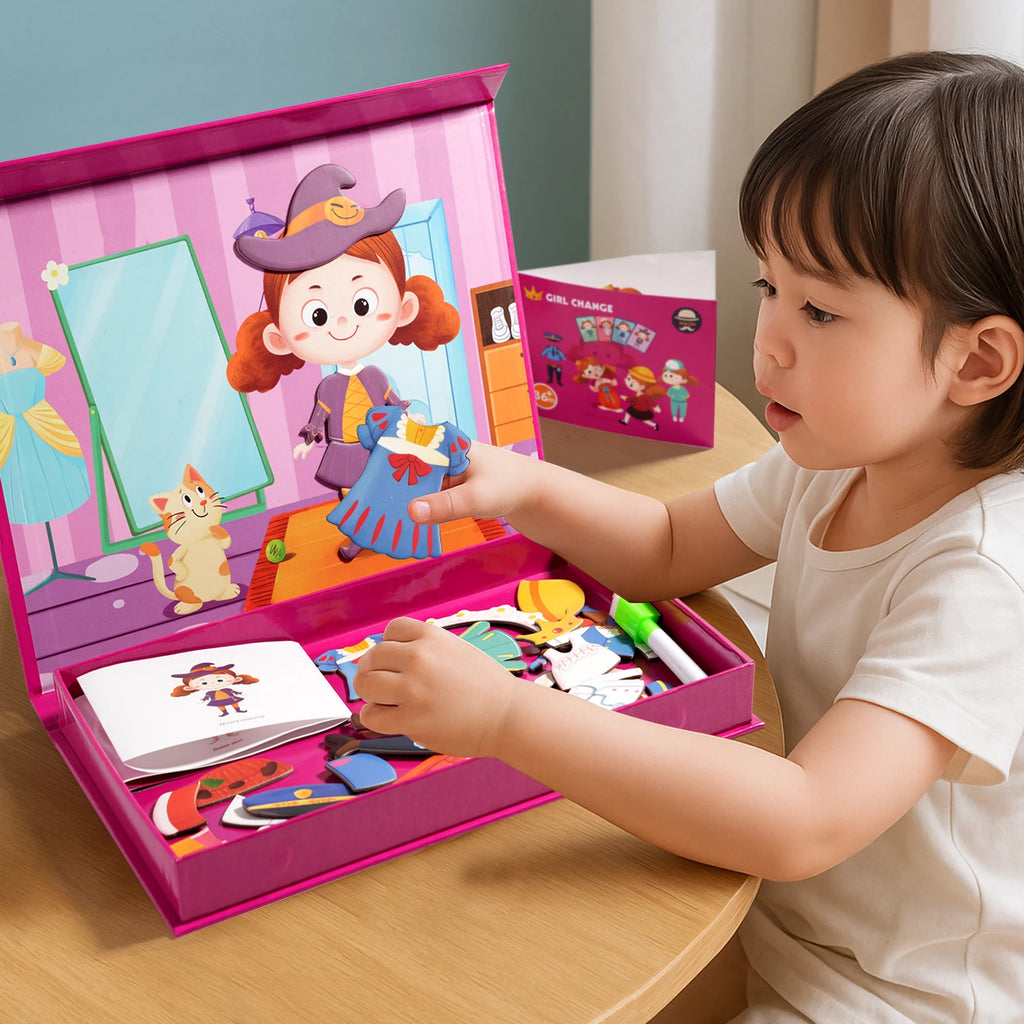 MagnaMind Magnetic Puzzle Book