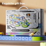 MagniTrack™ Magnetic Car Rail Set – STEM Racing Adventure