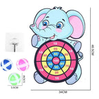 Kids Dart Board Set – Soft Sticky Ball Target Game