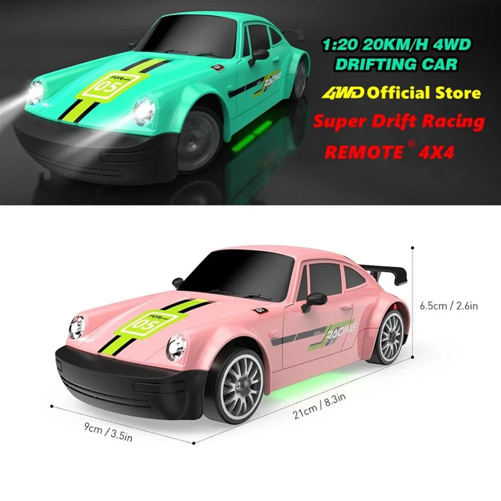 1:20 4WD RC Drift Car with LED Lights