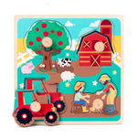 Montessori Wooden Puzzle Board for Toddlers