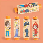 3D Wooden Jigsaw Rotating Puzzle Blocks