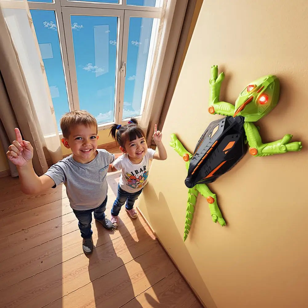 MagicClimb RC Wall-Climbing Gecko with LED Eyes