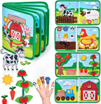 Montessori 3D Busy Book Story Cloth Activity Board
