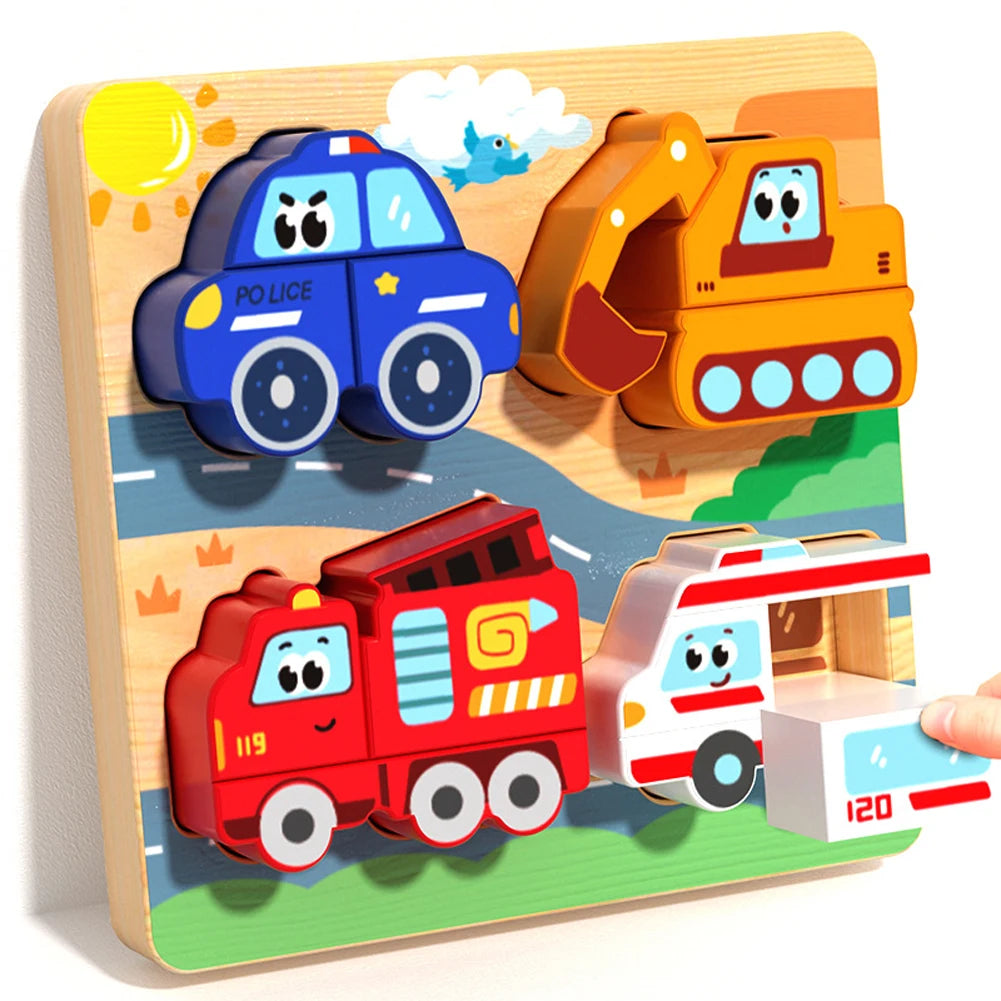 Wooden Animal Shape Puzzle (4 Designs)