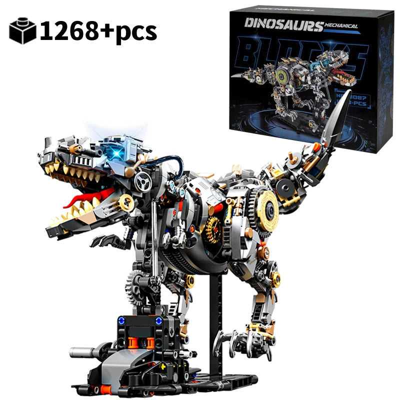 Mechanical T-Rex Dinosaur Building Set (1268 Pieces)