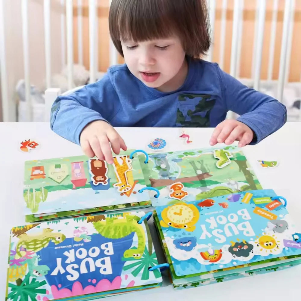 Montessori Quiet Book (Sticker Matching), photo 2