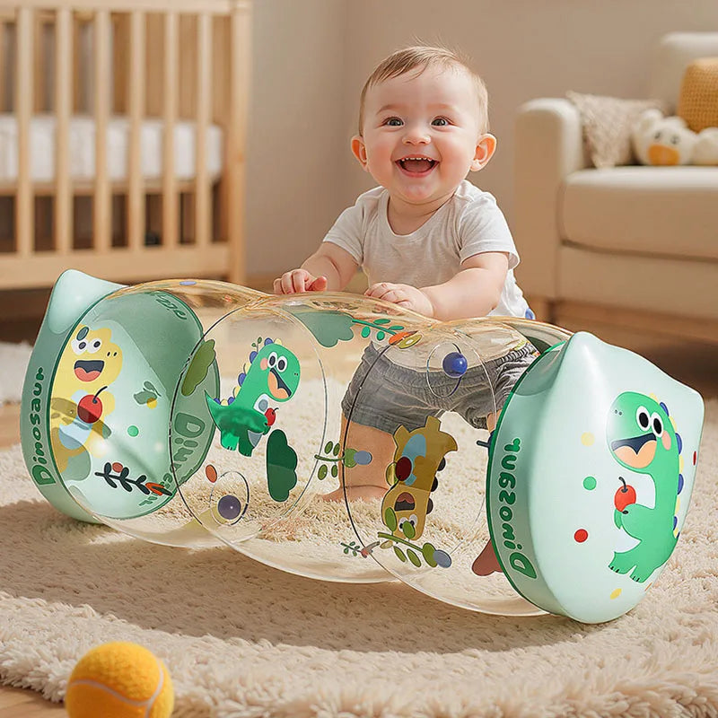 Baby Tummy Time Crawling Roller and Sensory Toys