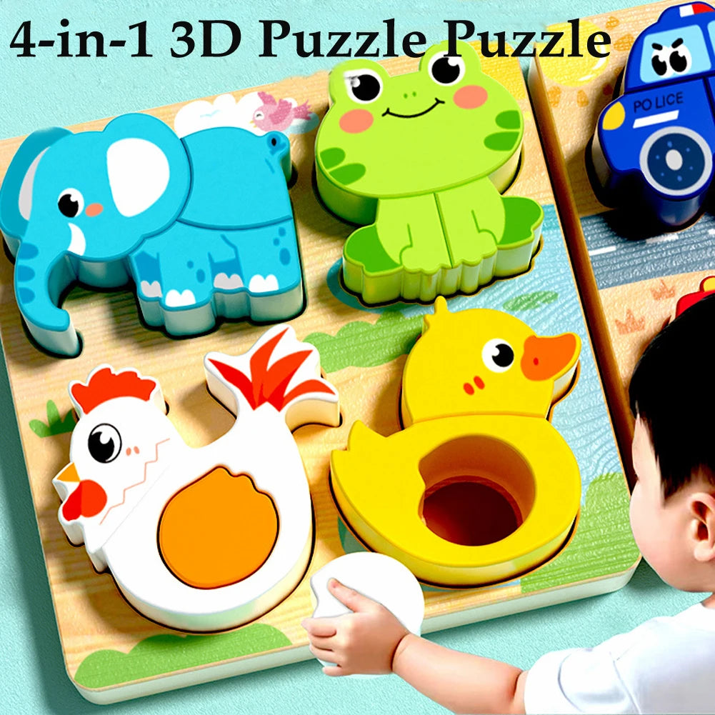 Wooden Animal Shape Puzzle (4 Designs), photo 4