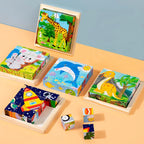 Wooden Six-Sided Cube Puzzle Blocks, photo 6