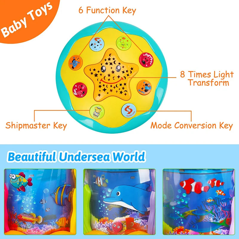 Ocean Light Musical Projector Sensory Toy