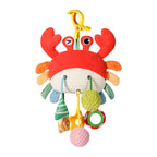 Crab and Chick Pull-String Stroller Toy