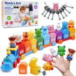 Montessori Farm Train Sorting & Locking Set