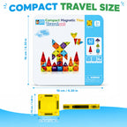 Mini Magnetic Tiles Travel Set in Tin Box