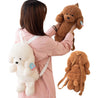 CuddleCarry Teddy Dog Plush Backpack
